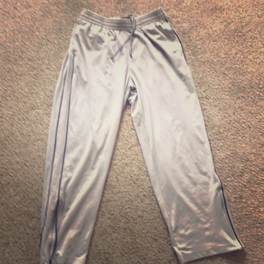 Grey Reebok sweat pants large